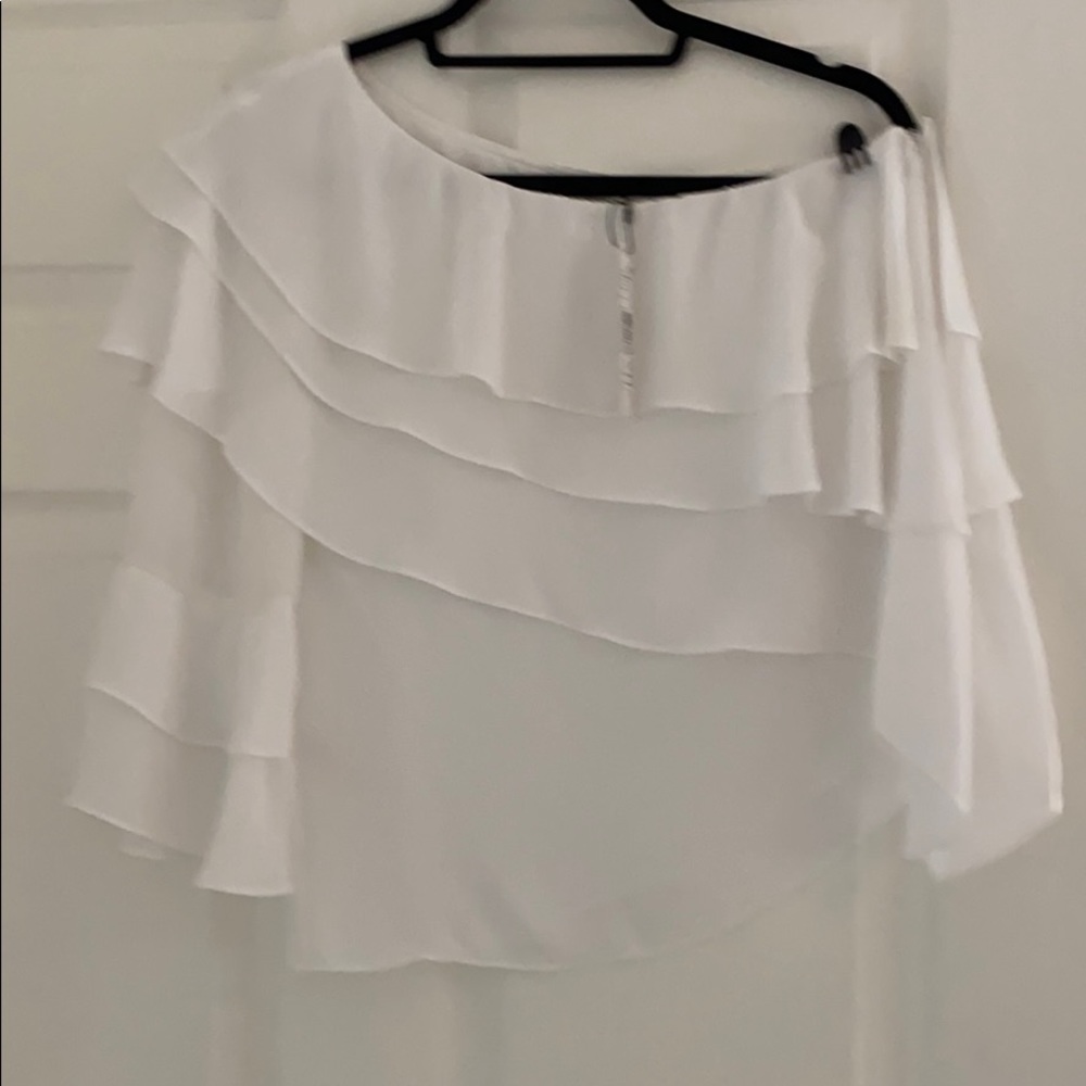 White off the shoulder blouse